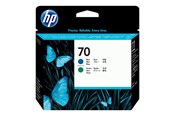 Blæk, Toner & Forbrugsstoffer - HP 70 Printhead Blue-Green - Printhoved Cyan - C9408A