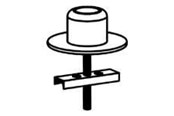 Vægbeslag, AV-Beslag & AV-Møbler - Ergotron DS100 GROMMET MOUNT - Max - recommended for - 60-350-200