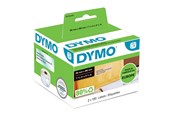 Papir, Fotopapir og Etiketter - DYMO LabelWriter store adresseetiketter | 36mm x 89mm | sort på klar | 1 rulle x 260 stk - 99013