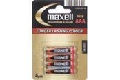 Batteri - Maxell Battery - Alkaline AAA XL- 4 Pack - 790336