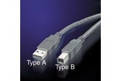 USB kabel - Roline USB 2.0AB Cable - 3 meters - 11.02.8830-100