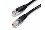 Netværkskabel - Roline LAN Cable 0.5m CAT5E UTP Sort - 21.15.0525