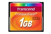 Hukommelseskort - Transcend Compact Flash 133x - 50MB/s - 1GB - TS1GCF133