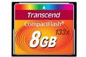 Hukommelseskort - Transcend Compact Flash 133x - 50MB/s - 8GB - TS8GCF133