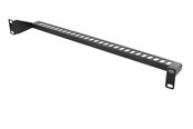 Netværkstilbehør - Deltaco Cable support for 19" mounting 1U Black - 19-1