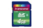 Hukommelseskort - Transcend SDHC Std Class 4 - 4GB - TS4GSDHC4