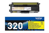 Blæk, Toner & Forbrugsstoffer - Brother TN320Y / TN 320Y Yellow Toner - Lasertoner Gul - TN320Y