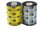 Blæk, Toner & Forbrugsstoffer - Zebra ribbon 3200 wax/resin - Farvebånd refill (termisk overføring) Sort - 03200GS06407