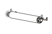 Printertilbehør - Zebra printer platen ruller - 105934-034