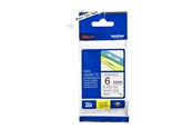 Papir, Fotopapir og Etiketter - Brother TZE211 - black on white Roll (0.6 cm x 8 m) - TZE211