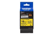 Papir, Fotopapir og Etiketter - Brother TZES641 - Black on Yellow - Roll (1.8 cm x 8 m) - TZES641