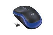 Mus - Logitech M185 Wireless - Mus - Optisk - 3 knapper - Blå - 910-002239