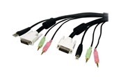 KVM-kabel - StarTech.com  4-in-1 USB DVI KVM Cable - USBDVI4N1A6