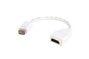 Skærmkabel - StarTech.com Mini DVI to HDMI Video Cable Adapter for Macbooks and iMacs - videoadapter - HDMI / DVI - MDVIHDMIMF
