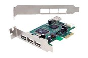 Controller - StarTech.com 4 Port PCI Express Low Profile High Speed USB Card - PEXUSB4DP