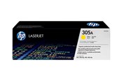 Blæk, Toner & Forbrugsstoffer - HP 305A / CE412A Yellow Toner - Lasertoner Gul - CE412A