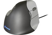 Mus - Ergonomic Solutions Evoluent Vertical Mouse 4 - Ergonomisk mus - Optisk - 6 knapper - Grå - 440-VM04