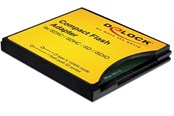 Hukommelseskort - adapter og kortlæser - DeLOCK Compact Flash Adapter - SD - 61796