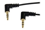 Audio kabel - StarTech.com Slim 3.5mm Right Angle Ster - MU6MMS2RA