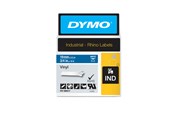 Papir, Fotopapir og Etiketter - DYMO Rhino industri vinyl tape |19 mm x 5.5 m rulle | hvid på blå - 1805417
