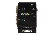 Netværksadapter (netkort, printserver mv.) - StarTech.com 2 Port Industrial Wall Mountable USB to Serial Adapter Hub with DIN Rail Clips - ICUSB2322I