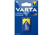 Batteri - VARTA Varta batteri longlife power 9v 1-stk - 04922121411