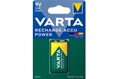 Batteri - VARTA Varta batteri genopladelig 9v 200mah 1-stk - 56722101401