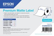 Papir, Fotopapir og Etiketter - Epson Premium - Roll (7.6 cm x 35 m) - C33S045418