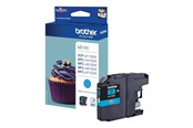 Blæk, Toner & Forbrugsstoffer - Brother LC123C / LC 123C High Capacity Cyan Ink - Blækpatron Cyan - LC123C