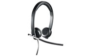 Hovedtelefoner/headset - Logitech H650e USB Headset Stereo Black - 981-000519