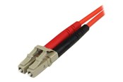 Netværkskabel - StarTech.com Multimode 50/125 Duplex Fiber Patch Cable LC - Orange - 5m - 50FIBLCST5