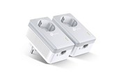 Homeplug / PowerLine - TP-Link TL-PA4010P KIT AV600 Passthrough Powerline Starter Kit Homeplug / PowerLine - TL-PA4010PKIT