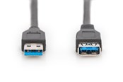 USB kabel - DIGITUS USB 3.0 Extension Cable - 1.8m - AK-300203-018-S