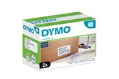 Papir, Fotopapir og Etiketter - DYMO LabelWriter højkapacitet stor forsendelsesetiket | 102mm x 59mm | 2 ruller x 575 stk - S0947420
