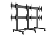 Vægbeslag, AV-Beslag & AV-Møbler - Multibrackets M Public Video Wall Stand 6-Screens 40-55" Black - Max 240 kg - recommended for 55" - 7350022739727