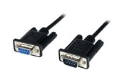 Parallel / Seriel kabel - StarTech.com DB9 RS232 Serial Null Modem Cable F/M - SCNM9FM2MBK