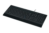 Tastatur - Logitech K280e Corded Keyboard - ND - Tastatur - Nordisk - Sort - 920-005216