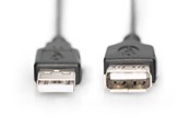 USB kabel - DIGITUS USB 2.0 Extension Cable - 1.8m - AK-300200-018-S