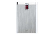 Powerbank - PNY PowerPack Digital 7800 - 7800mAh Powerbank - Sølv - 7.8 Wh - P-B7800-14S02-RB