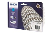 Blæk, Toner & Forbrugsstoffer - Epson 79 - Ink (T7912) - Blækpatron Cyan - C13T79124010