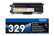 Blæk, Toner & Forbrugsstoffer - Brother TN329BK / TN 329BK - Black Toner - Lasertoner Sort - TN329BK