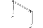 Vægbeslag, AV-Beslag & AV-Møbler - Multibrackets M White Board Adapter Kit Motorized Mount HD/SD - Max 80 kg - recommended for 110" - 7350073731237