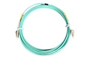Netværkskabel - StarTech.com 10Gb Aqua Multimode 50/125 Duplex LSZH Fiber Patch Cable LC-LC - A50FBLCLC3