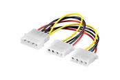 Strømkabel (intern) - Pro Molex Power Y-Cable - 2 x 5.25" - 4040849506840