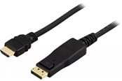 Skærmkabel - Pro DisplayPort 1.2 - HDMI 1.4 - 2m - Sort - DPHDMI-2