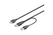 USB kabel - Pro USB 2.0 Dual Power Extension Cable - 4040849933530