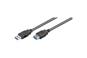 USB kabel - Pro USB-A <-> USB-A - 1.8m - Sort - 4040849939983