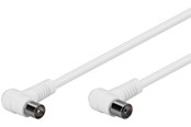 Antennekabel/stik - Pro Antenna cable angled 2x90° (IEC female/male) 80 dB - 1.5m - 4040849673535