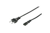 Strømkabel (ekstern) - Pro Strømkabel C7 (2 pins) - Sort - 5m - Lige - 4040849950391