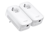 Netværksudstyr & Forlænger til trådløs - TP-Link TL-PA8010P KIT AV1300 Gigabit Passthrough Powerline Starter Kit - TL-PA8010P KIT